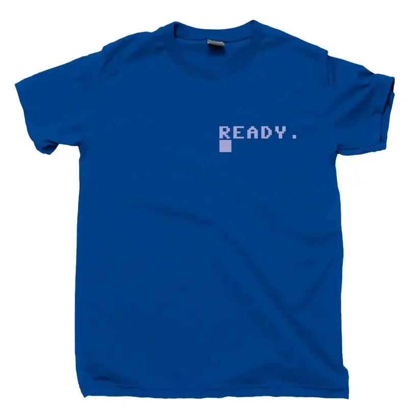 Camiseta C64 Commodore 128 PET Vic 20 CPU Retro 8 bit Videogame Pocket Print