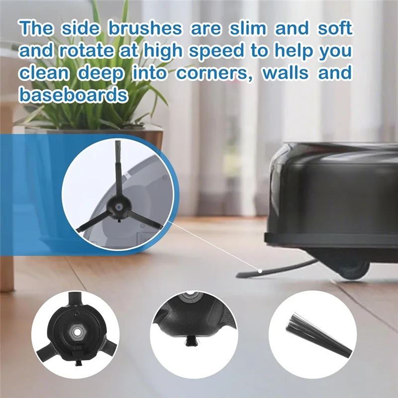 لماذا-ل Airrobo T20 + روبوت فراغ استبدال أجزاء فرشاة جانبية رئيسية مرشحات Hepa ممسحة منصات أكياس الغبار الملحقات