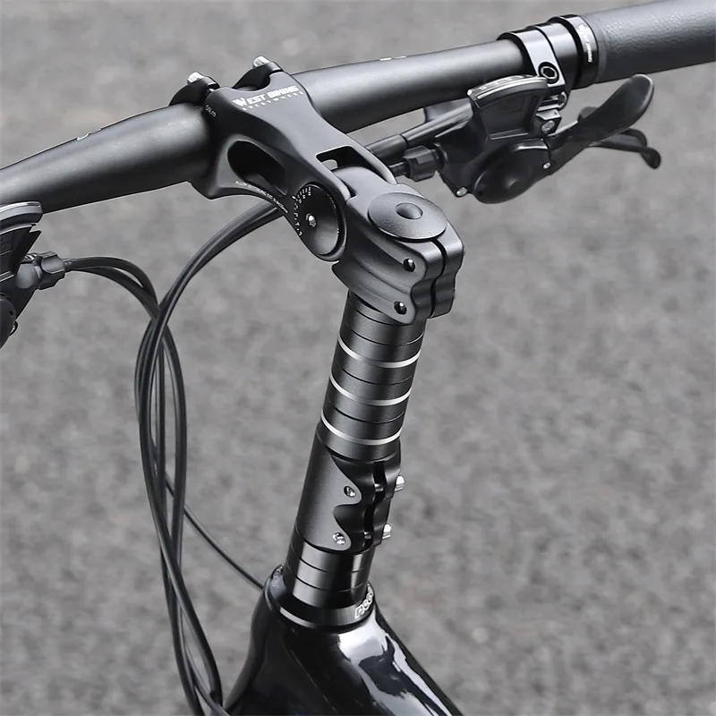 WEST BIKING Bicycle Fork Stem Height Extender Handlebar Rise Up Adapter Aluminum Alloy MTB Bike Stem Increased Cycle Accessories