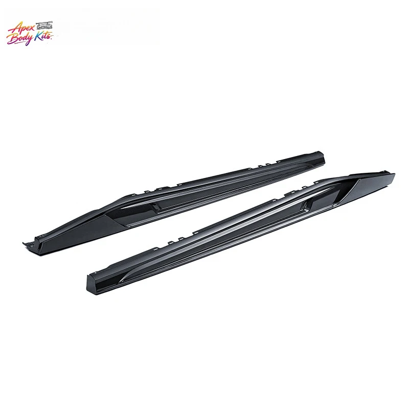 Paktechz Prepreg Dry Carbon Fiber Body Kit Side Skirts Spoiler for Ferrari 296 GTB GTS