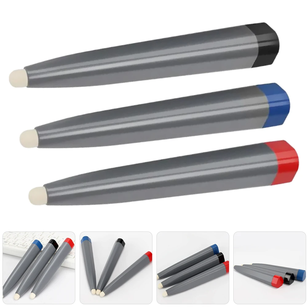 

3pcs Screen Stylus Pen for Whiteboard Touch Capacitive Precision Writing Smooth Sensitive Universal Pens Black Red Blue