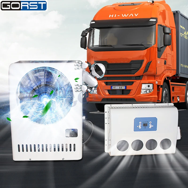 Electric Parking Air Conditioning 12V 24V Refrigeration Split-Type Air Conditioner Machine Vehicle Truck Car Excavator  Car A/C