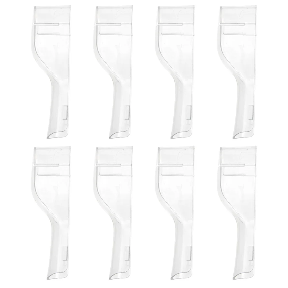 8 Pcs Protective Case Toothbrush Head Dust Cover Travel Electric Suction Pp Covers for Toothbrushes