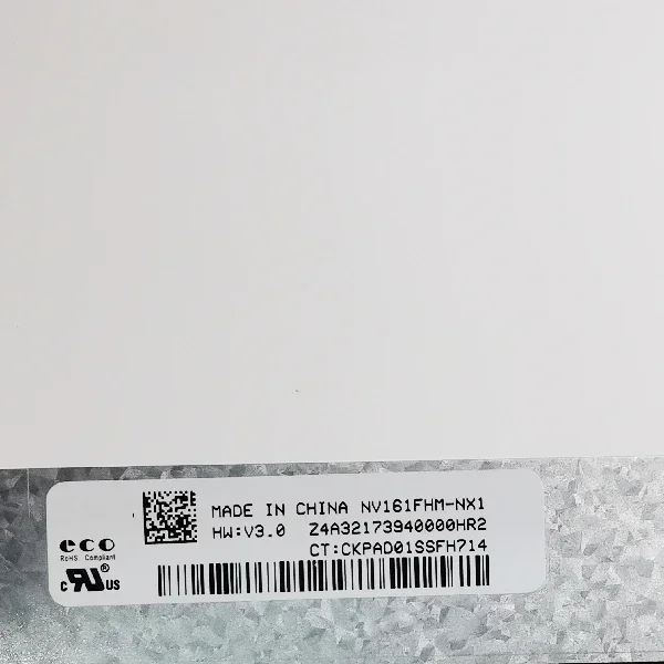 NV161FHM-NX1 NV161FHM-NH0 적합 NV161FHM-NH1 N161HCA-GA1 144HZ IPS 16.1 "FHD 디스플레이 패널 노트북 LCD 화면 EDP 40Pin