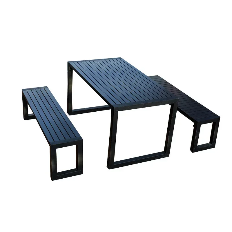 Wholesale Arlau Wooden Outdoor Bench Picnic Coffee Dinning Table