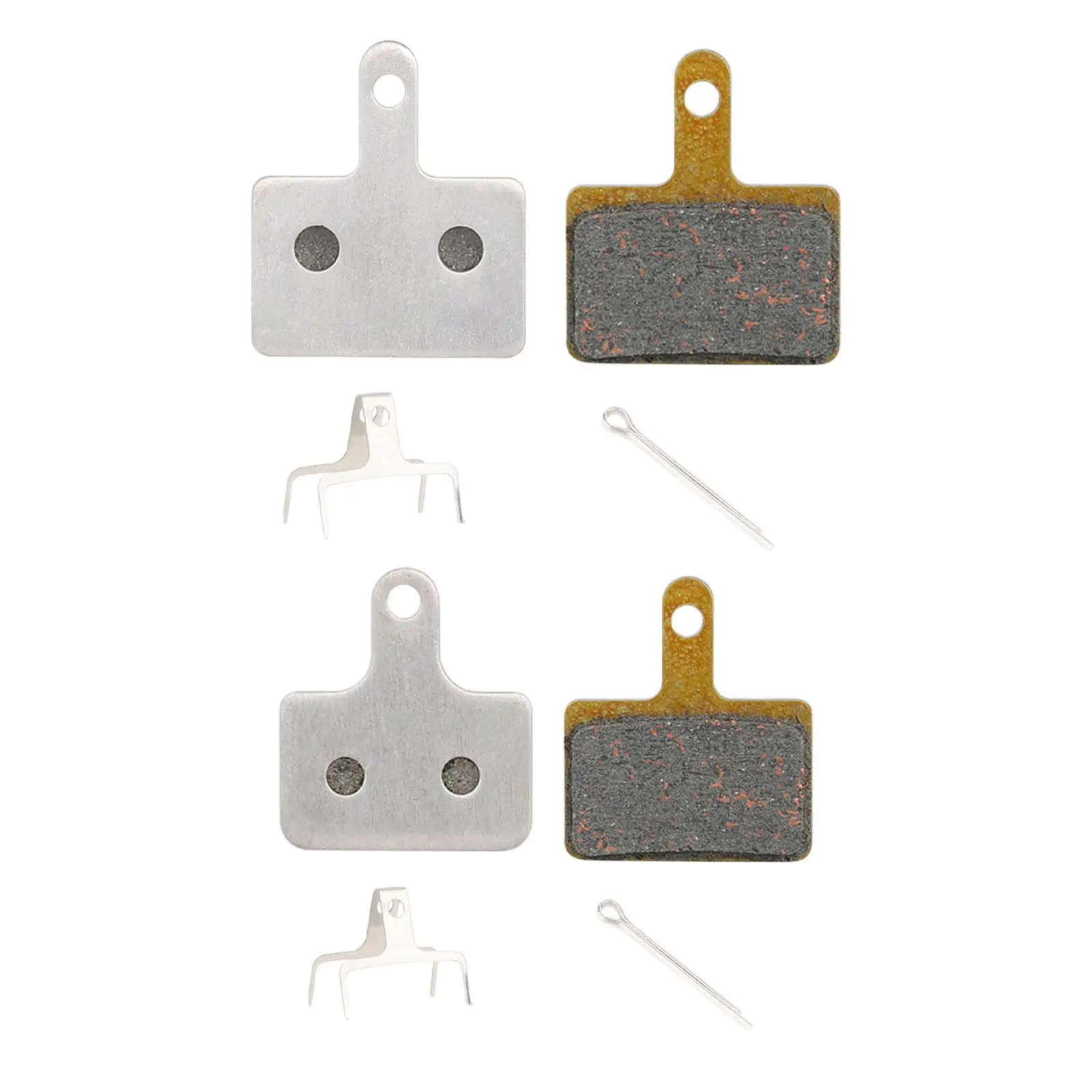 2Pcs Bike Disc Brake Pads Quick Reacting Aluminum Alloy for Md-c510 / C400