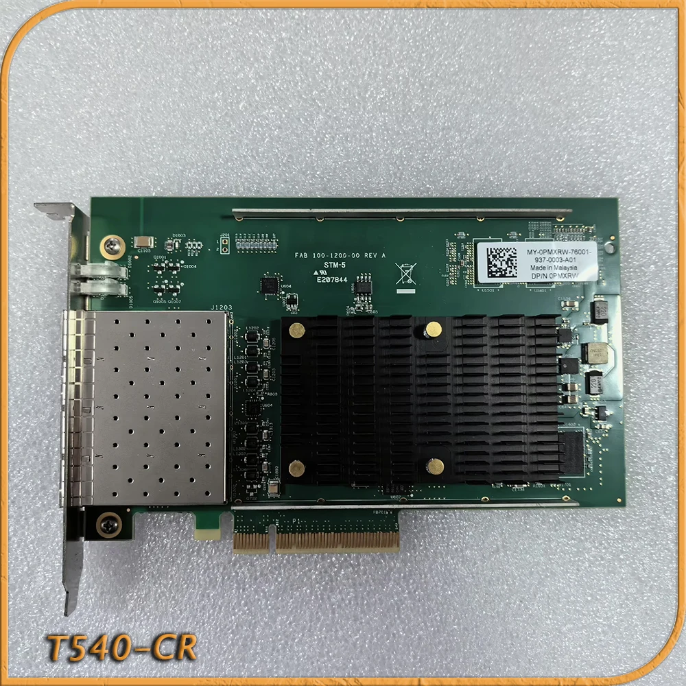 

PMXRW 0PMXRW SCV3020 SC7020 Контроллер Chelsio T540-CR 10 ГБ 4-портовая сетевая карта