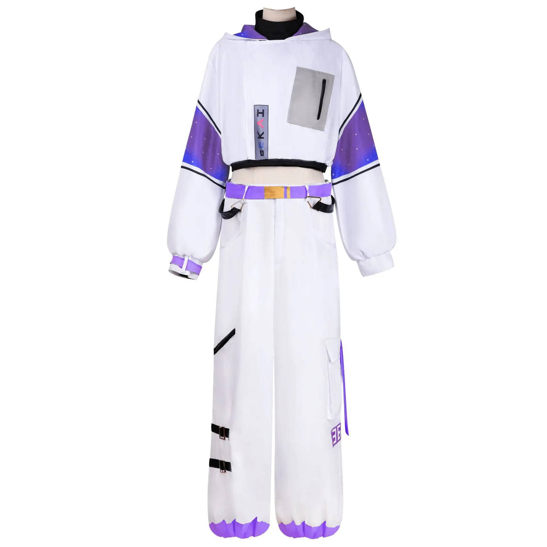 مجموعة زي موحد أبيض محايد جديد لعام 2025 أزياء تنكرية للهالوين من Sekai Vivid BAD SQUAD BAD DOGS Aoyagi Toya أزياء تنكرية #1