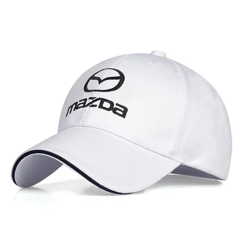 New Fashion Cotton Embroidery for Mazda Baseball Caps Men Women Outdoor Sport Running Hiking Hat Adjustable Casual Sunshade Gift