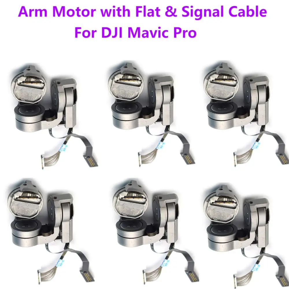 

Genuine Gimble Arm Motor with Flat & PTZ Signal Cable Without Camera Flexible Line for DJI Mavic Pro (Used Must be Calibration)