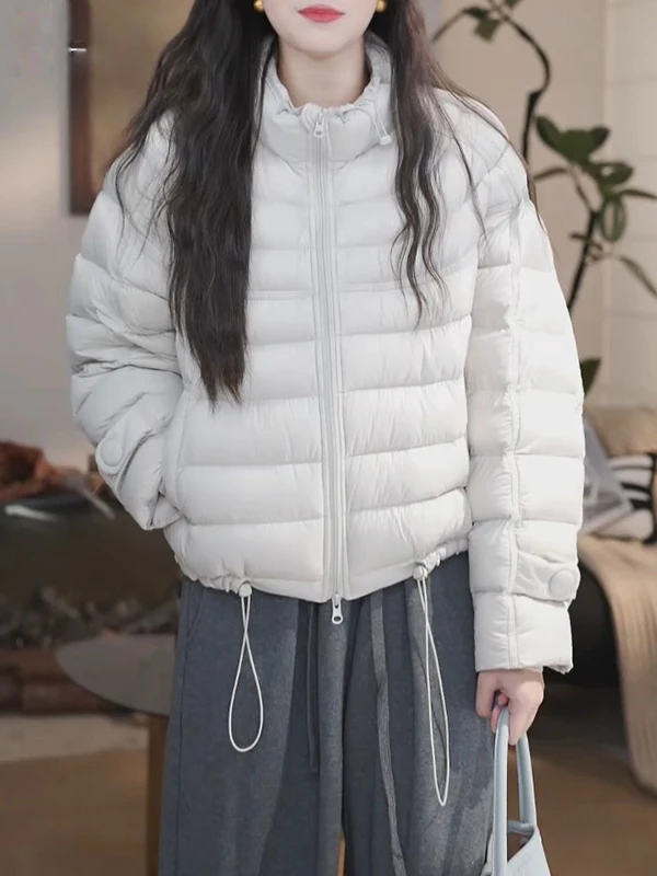 

Warm ort Women's down Cotton Jaet Cloud Foam Puffin Loose Casual Winter New Sle Small Size Thiened Cotton Top