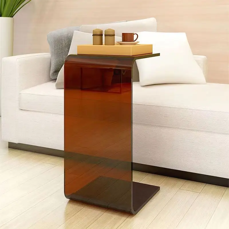 Transparent Acrylic Coffee Tables Luxury Design Furniture Table Lightweight Living Knife Trolley Center Esstisch Computer Desk