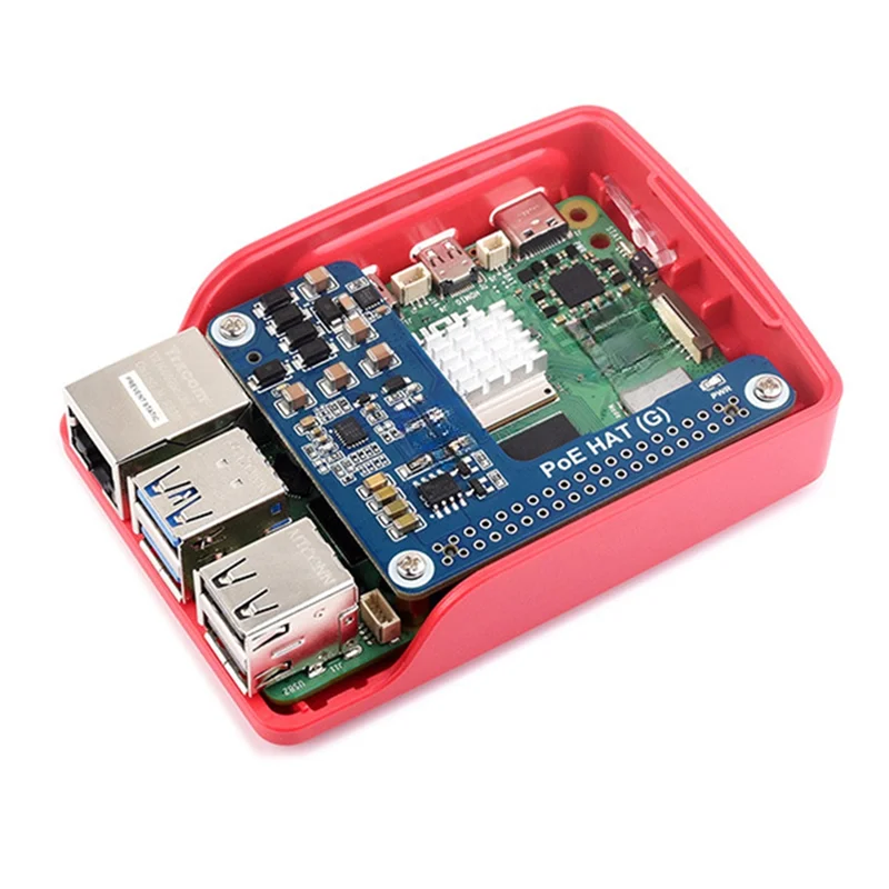 Exquisite-Dedicated Ethernet Poe For Raspberry Pi 5 Expansion Board 5V 5A Supports 802.3Af/At Network Standard