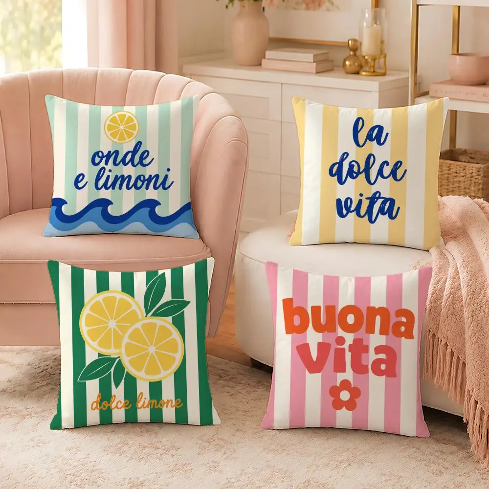 Custom Letter Monogram Initial Cushion Cover Custom Plush Pillow Cover Soft Cloud Comfort for Sofa Bed Couch