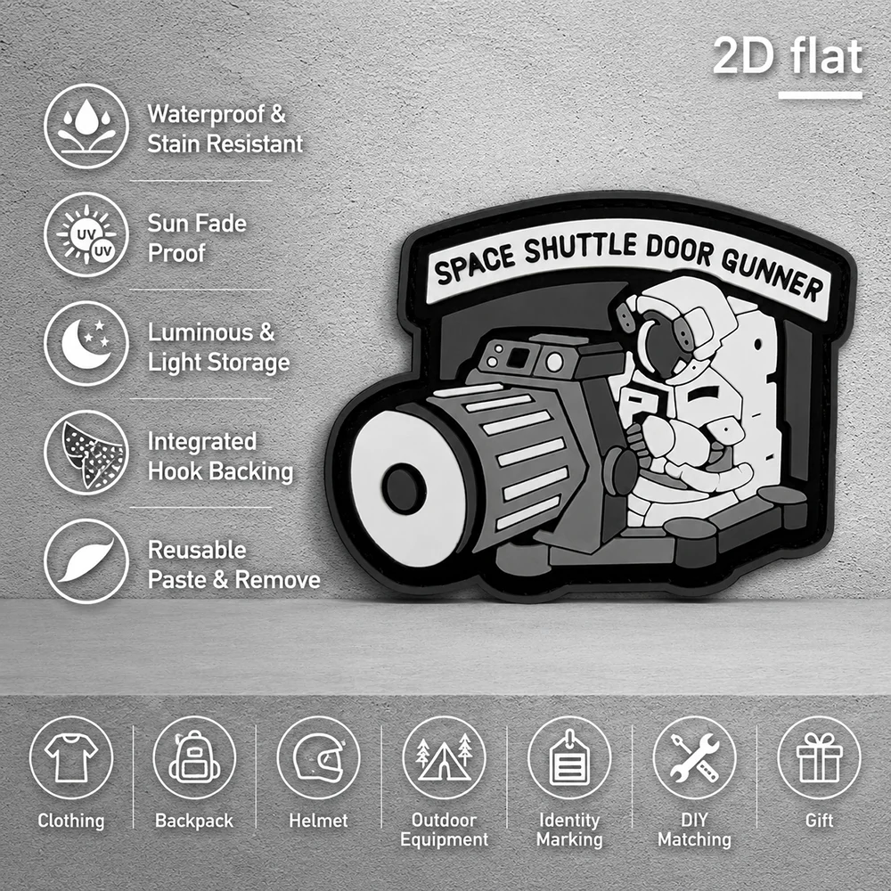 Curved Top Frame Portrait Lens Equipment Combination Luminous Pvc Decorative Sticker