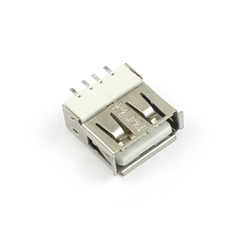 50PCS USB 2.0 AF 4 Pin 4P Connector Female SMT SMD Socket Plug PCB Jack DIY