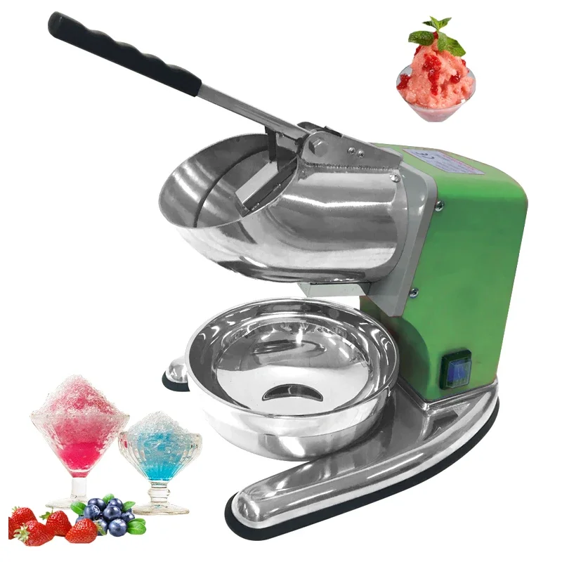 

Durable Small Tabletop Portable Home Use 180W Ice Slushies Making Machine Ice Blocks Crusher Price For Sale Electric Manual