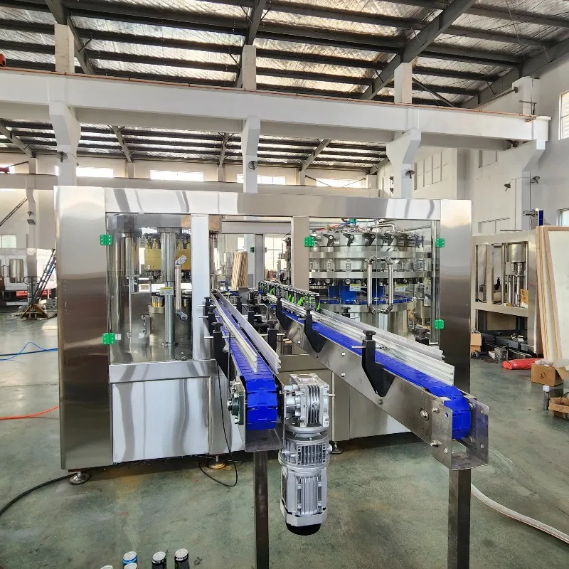 Aluminum Can 2 in 1 Carbonated Soda Beverage Filling Sealing Machine Automatic Custom