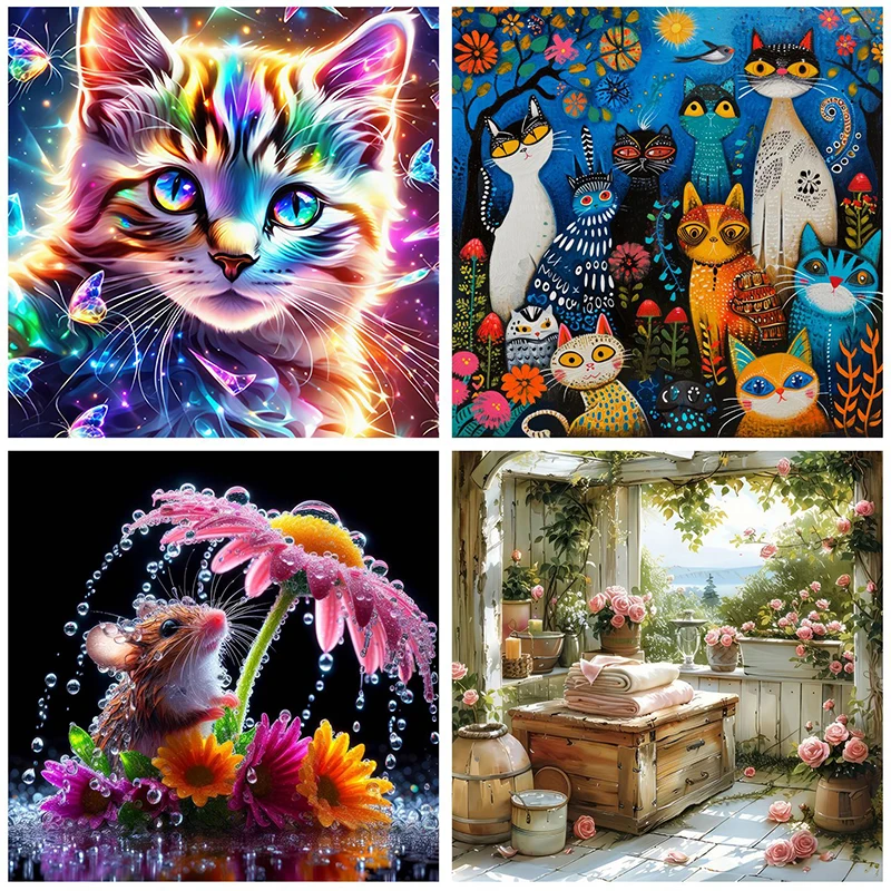 جديد فسيفساء 5D Diy بها بنفسك الماس لوحات 30x30 سم جديد 2025 صور فنية للجدران الماس الفن اللوحة أطقم اكسسوارات الطلاء الكريستال الكامل