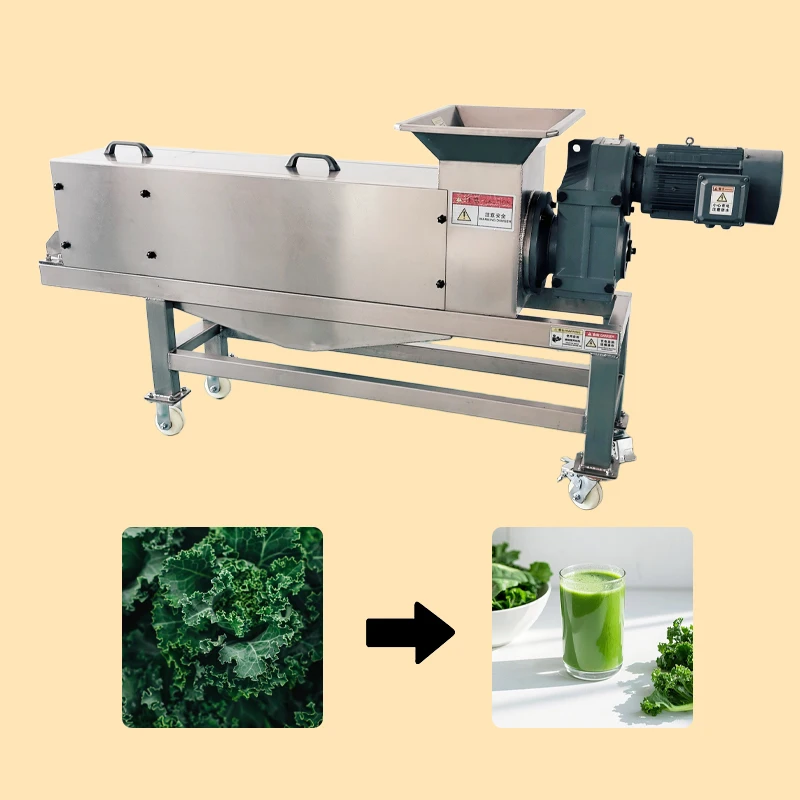 Industrial Spiral Screw Press Machine High Efficiency Fruit Vegetable Dewatering Equipment Customized