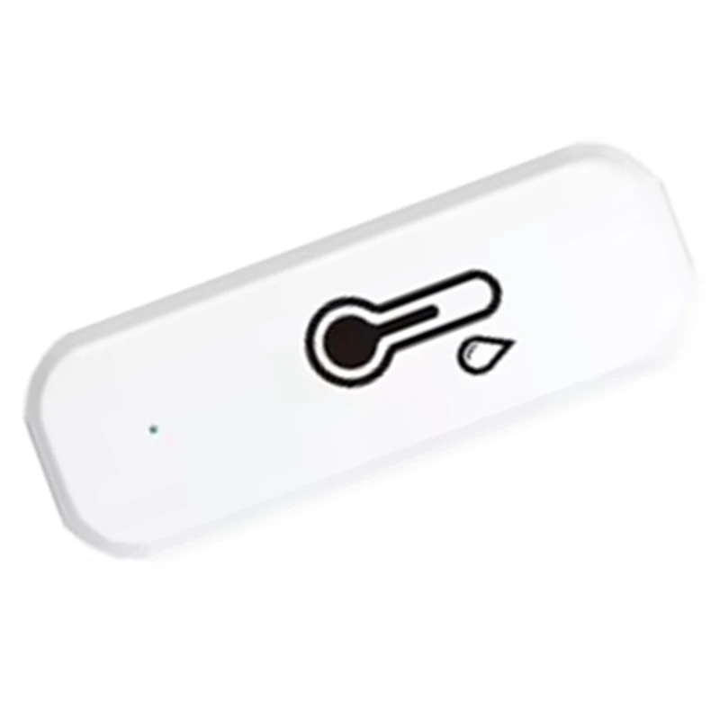 A39Q-Wifi Temperature And Humidity Sensor Indoor Humidity Sensor Battery Powered APP Monitoring For Alexa Google Home Voice