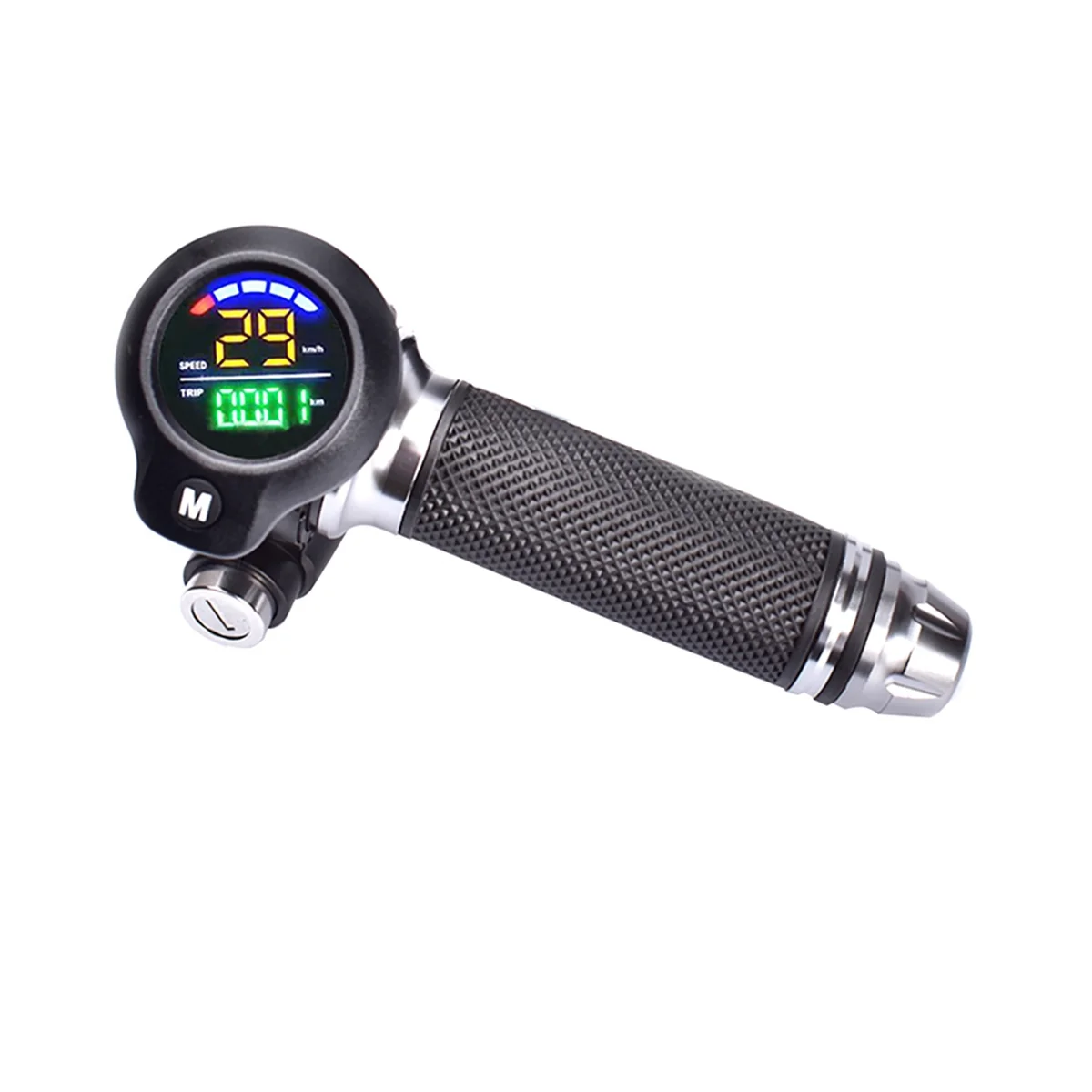 

Electric Bicycle Accessories Speed Mileage Display Electric Vehicle with Lock Turn Handle Scooter Speed Control Handle