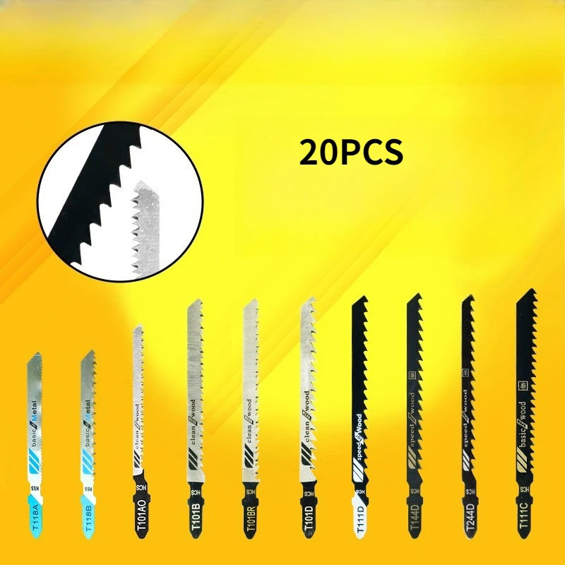 

Professional 20-Piece Carbide-Tipped Saw Blades Set Ideal for Wood Metal & Plastic with Anti-Chip & Vibration-Damping Technology