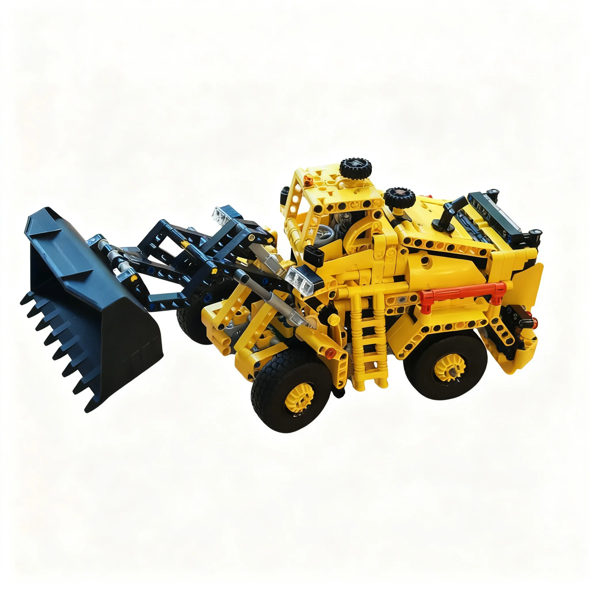 1650pcs MOC Technical Mechatech Front End Loader Trailer Model Building Blocks Christmas Gift Construction Toys Craft Education