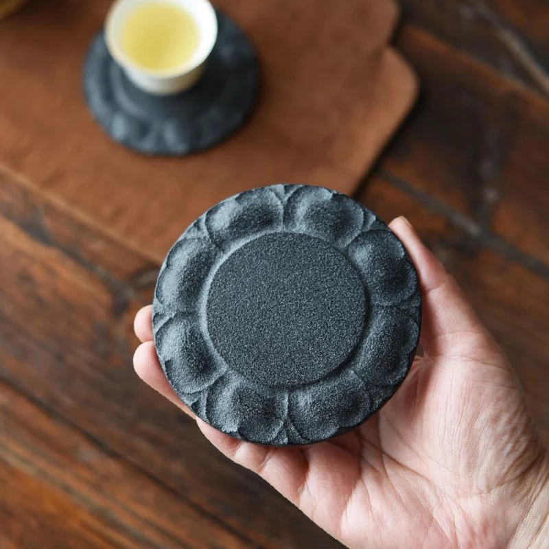 Tea Mat Teapot Pad Home Decor Teaware Accessorie Durable Heat Resistant Kung Fu TeaSet Cup Accessories Natural Stone Coaster