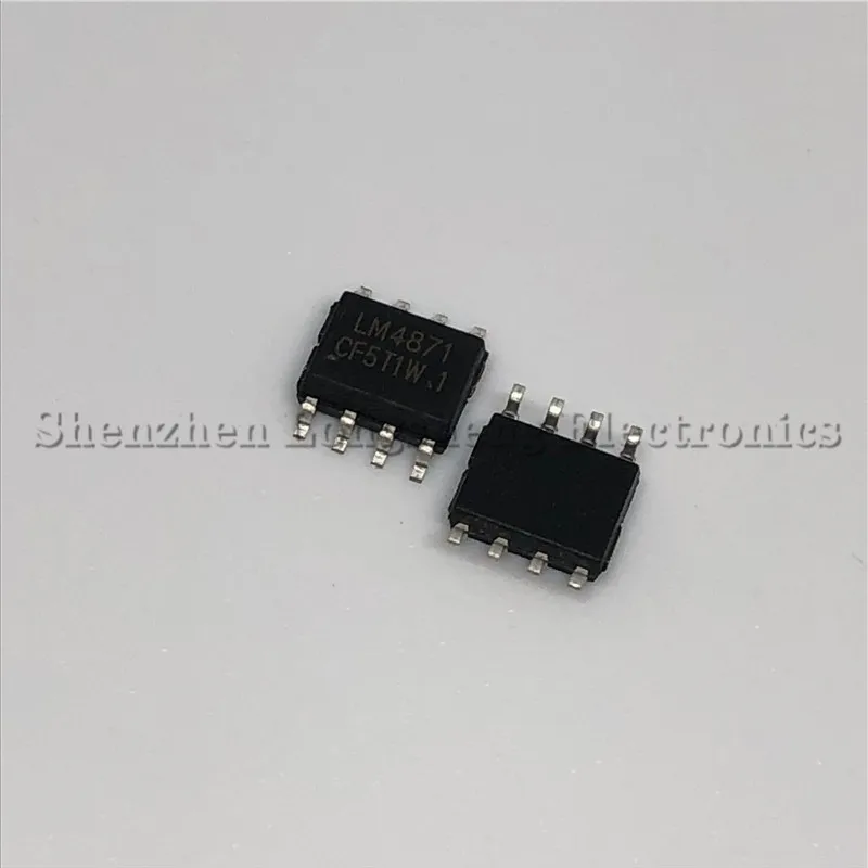 10PCS/LOT NEW LM4871 LM4871MX LM4871T SOP-8 SMD Audio power amplifier In Stock Original