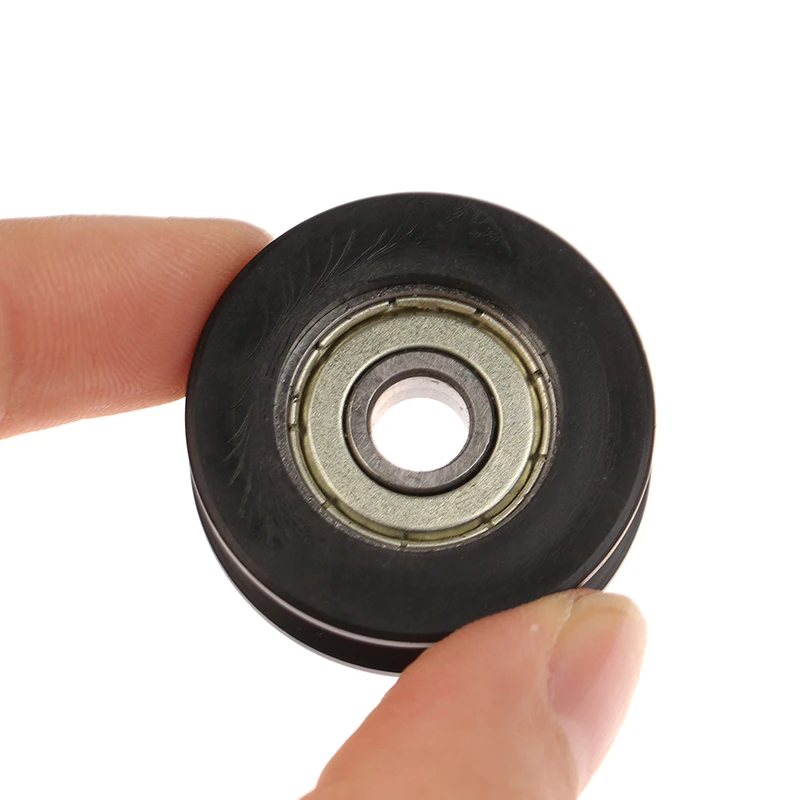 U-Groove Roller Pulley 626 Bearing Steel Bearing Roller Injection-coated U-shaped Pulley Wheel for Slide Door Window Hardware