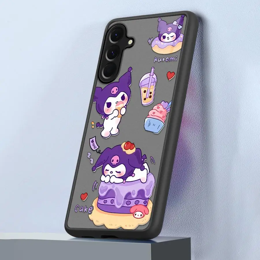 Sanrio Donut funda trasera de teléfono para Samsung Galaxy Note 20 Ultra 10+ 9 8 A13 A06 A30 A05 A15 A16 A12 A14 A70 A50