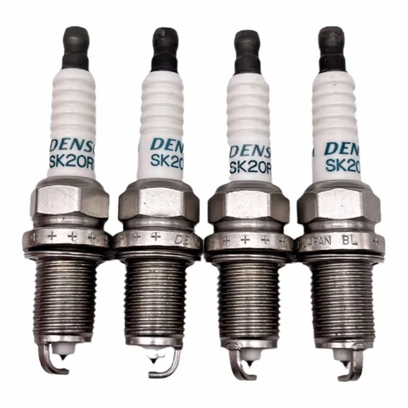 For NISSAN  SUNNY LIVINA ALTIMA QASHQAI TIIDA X-TRAIL  KICKS Original Factory Double Iridium Gold  Spark Plug  4pcs