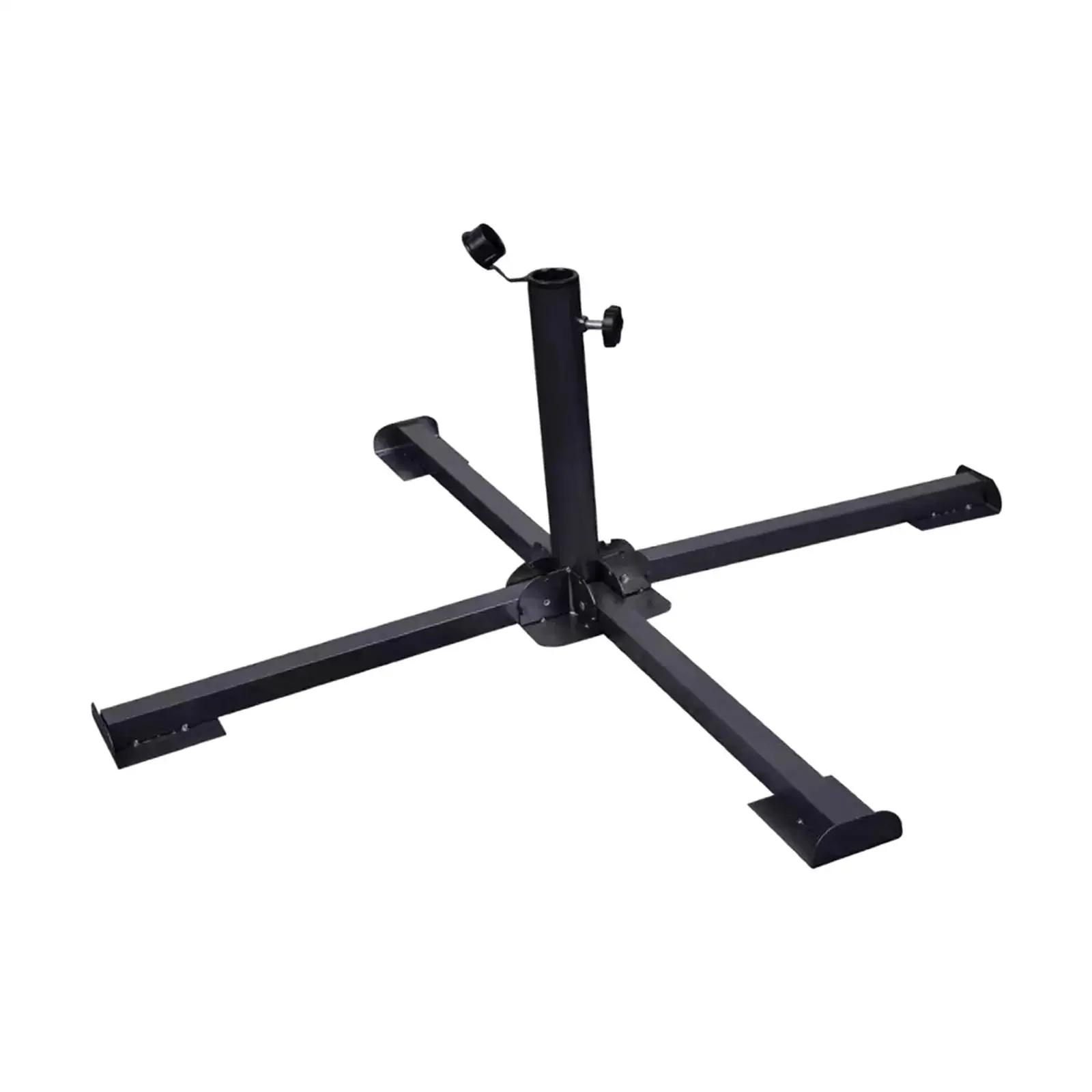 Umbrella Base Foldable Sun Shelter Heavy Duty Portable 2.5cm-4cm Sunshade Pole Stand for Beach Garden Lawn Outside Fishing