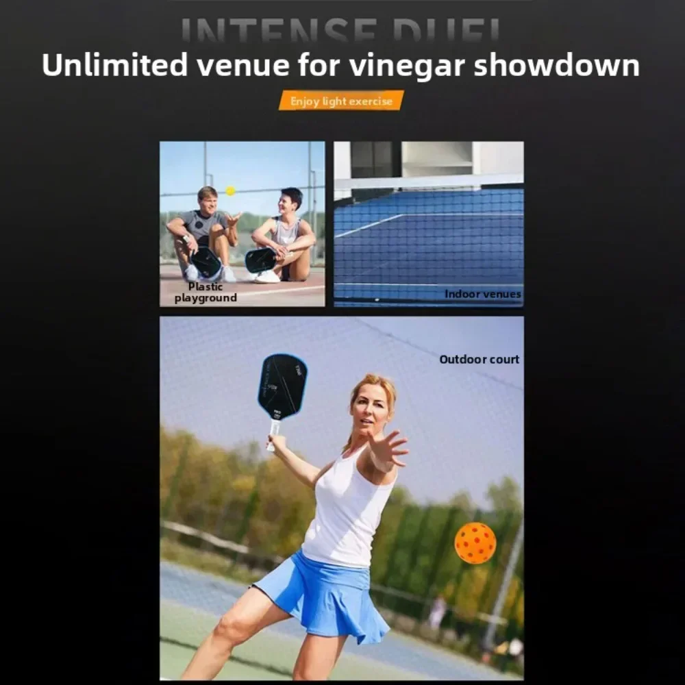 1A-T700 Pickleball-Schläger 16MM Carbonfaser Pickleball-Schläger-Set Mattierte Oberfläche USAPA-Zugelassen Professionelles Spielzubehör – Detail 12