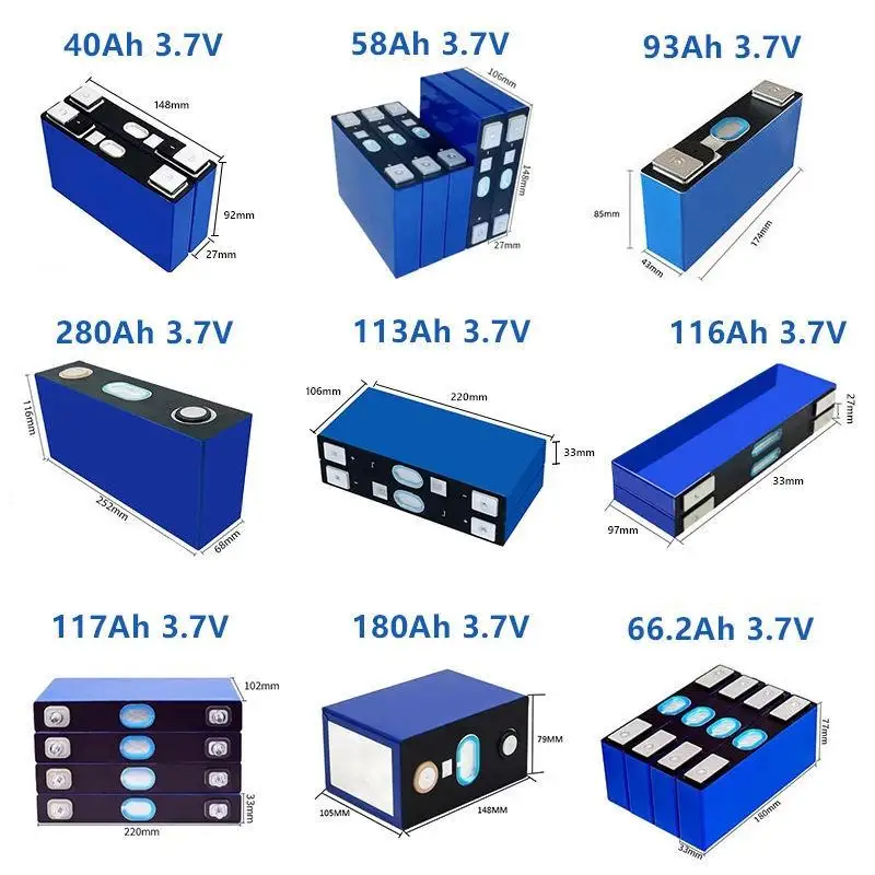 Grade CATL 3.7V 93Ah 94Ah 210ah 195ah 113ah 116ah NCM Prismatic Rechargeable Battery for ESS