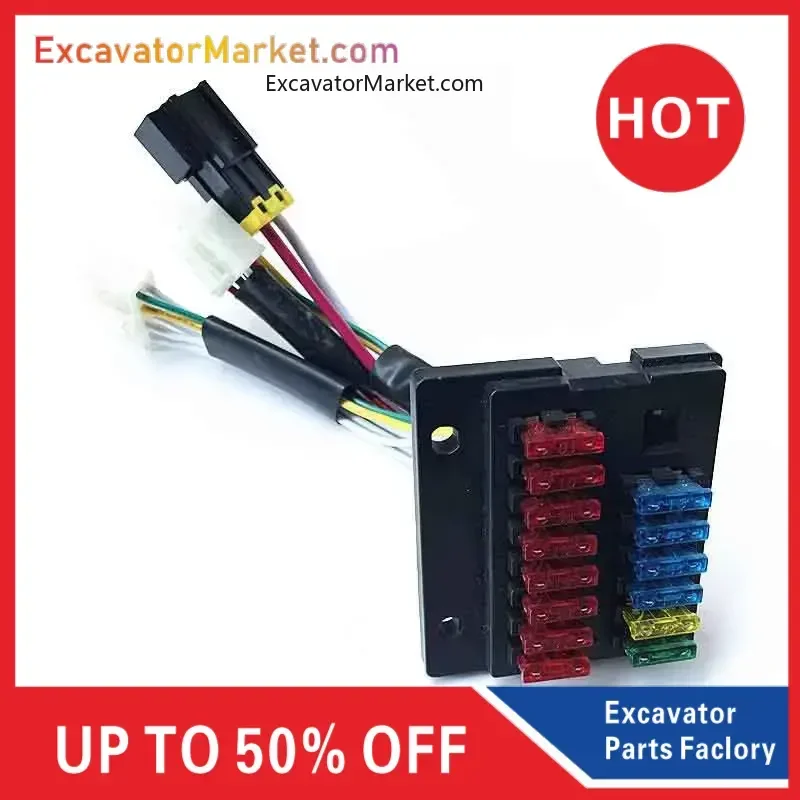 For excavator Excavator for KOBELCO SK for DOOSAN DH220-5 DX for DAEWOO Assembly Fuse Holder High Quality