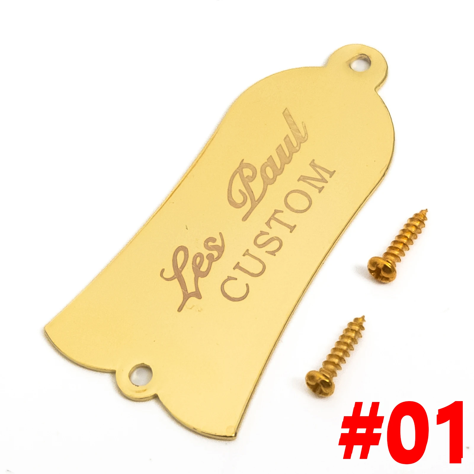Electric Guitar Truss Rod Cover Plate 2-Hole/3-Hole Metal Replacement Part in Black/Gold/Chrome for LP & ST Style Guitars