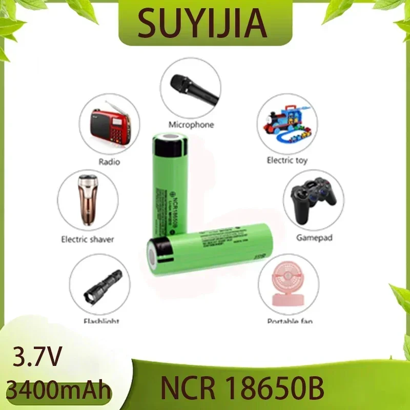 New Original NCR 18650B 3400mah Battery 3.7V Rechargeable Li-ion Battery for Counter Lamp Flashlight Power Tools Torch Headlamp