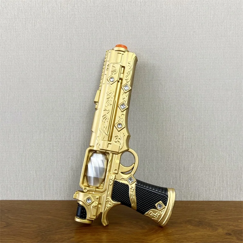 PUBG Waffenpistolen Cosplay Prop Golden Star Revolver Gun Sicherheit PU Gummi Halloween Geschenke Kein Ausnahmen