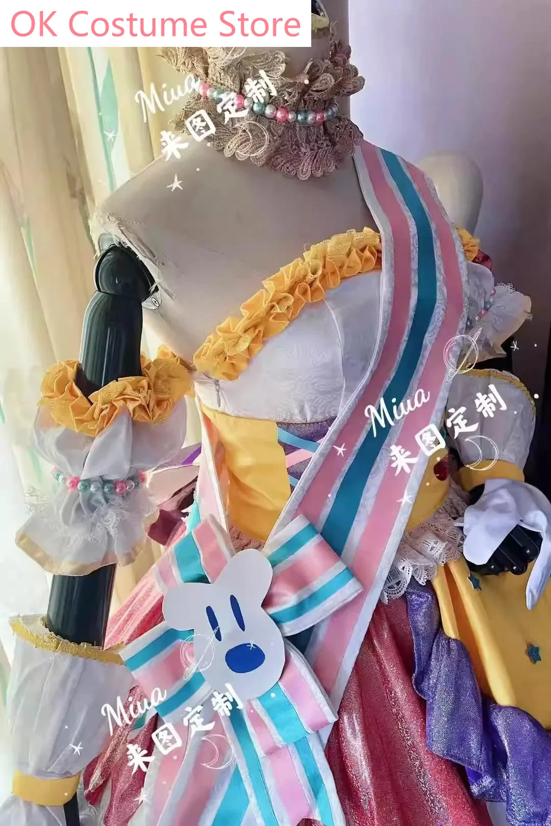 [Customized] Vtuber Hololive Inugami Korone Game Suit Gorgeous Dress Cosplay Costume Halloween Party Role Play Outfit