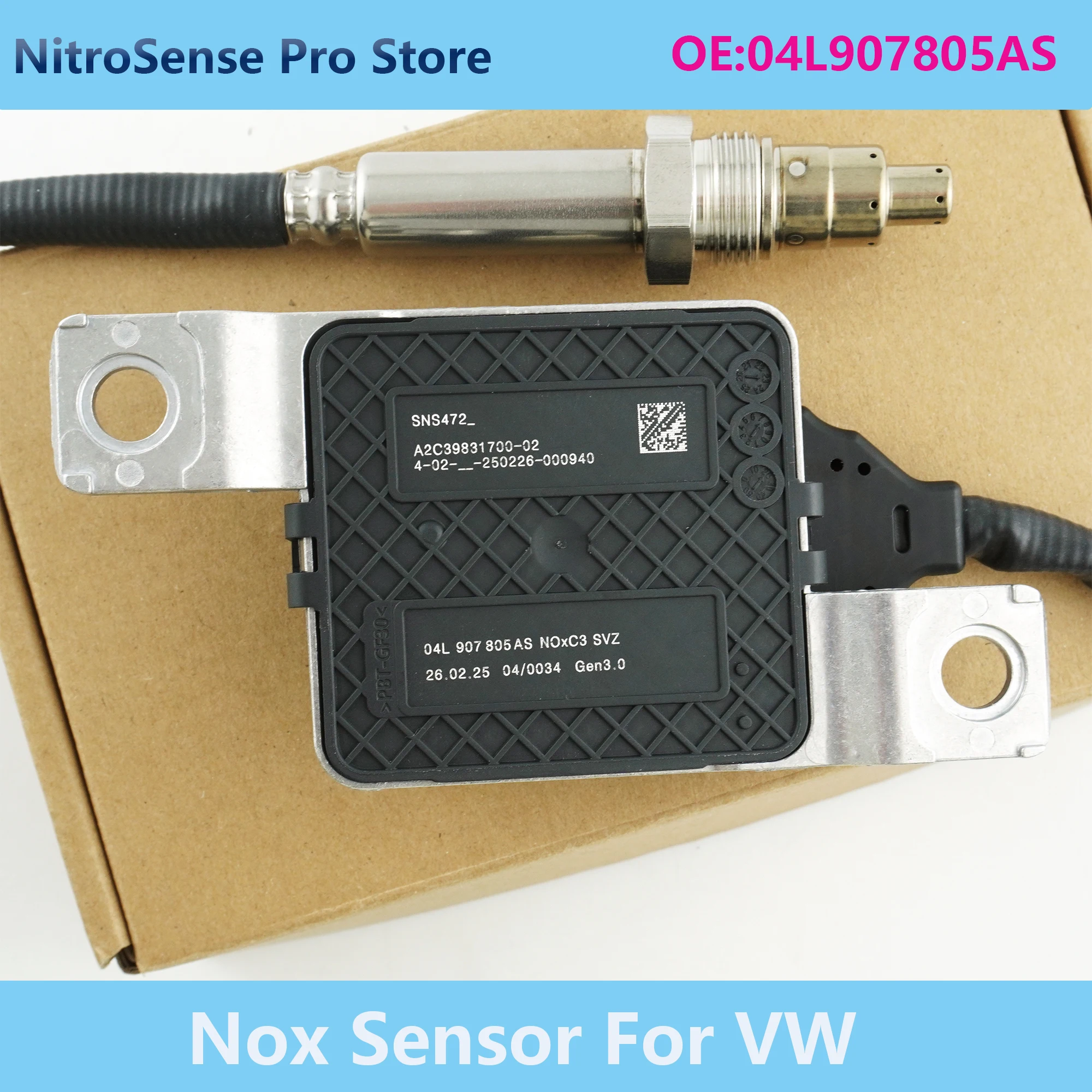 

Nitrogen Oxide Sensor 04L907805AS SNS472 for VW Volkswagen Caddy 1.6 2.0 TDI Diesel