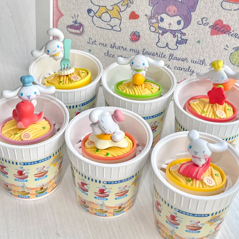 

Authentic Sanrio Cinnamoroll Energy Rame Series Blind Box Kawaii Desktop Ornament Interesting Toys Girls' Gifts Kawaii Hot