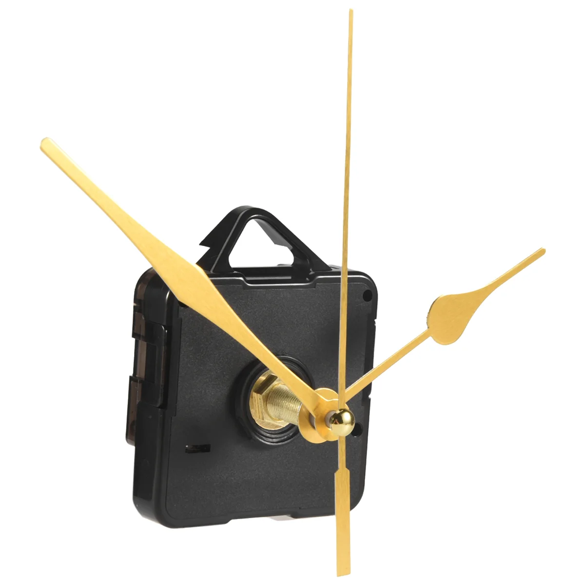 Exquisite- Non-Ticking Quartz DIY Wall Clock Movement Mechanism Kit with 3 Gold Silent Clock Repair Parts Replacement
