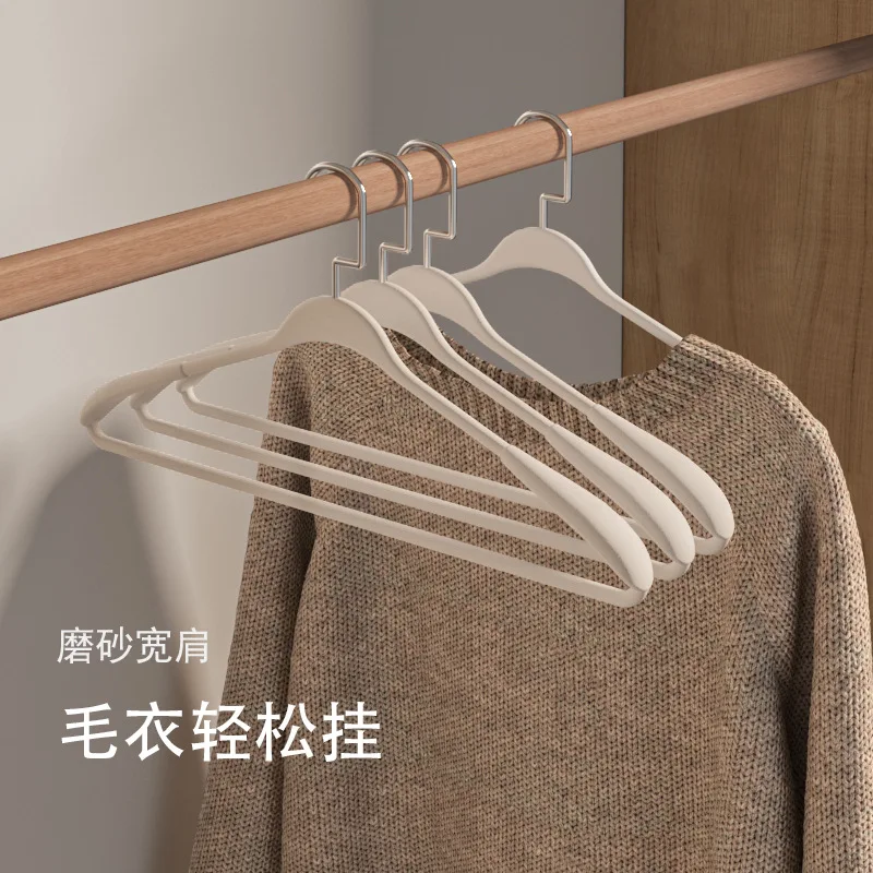 

5PCS Wide shoulder clothes hanger anti slip widened and thickened rotatable clothes hanger anti shoulder corner clothes hanger