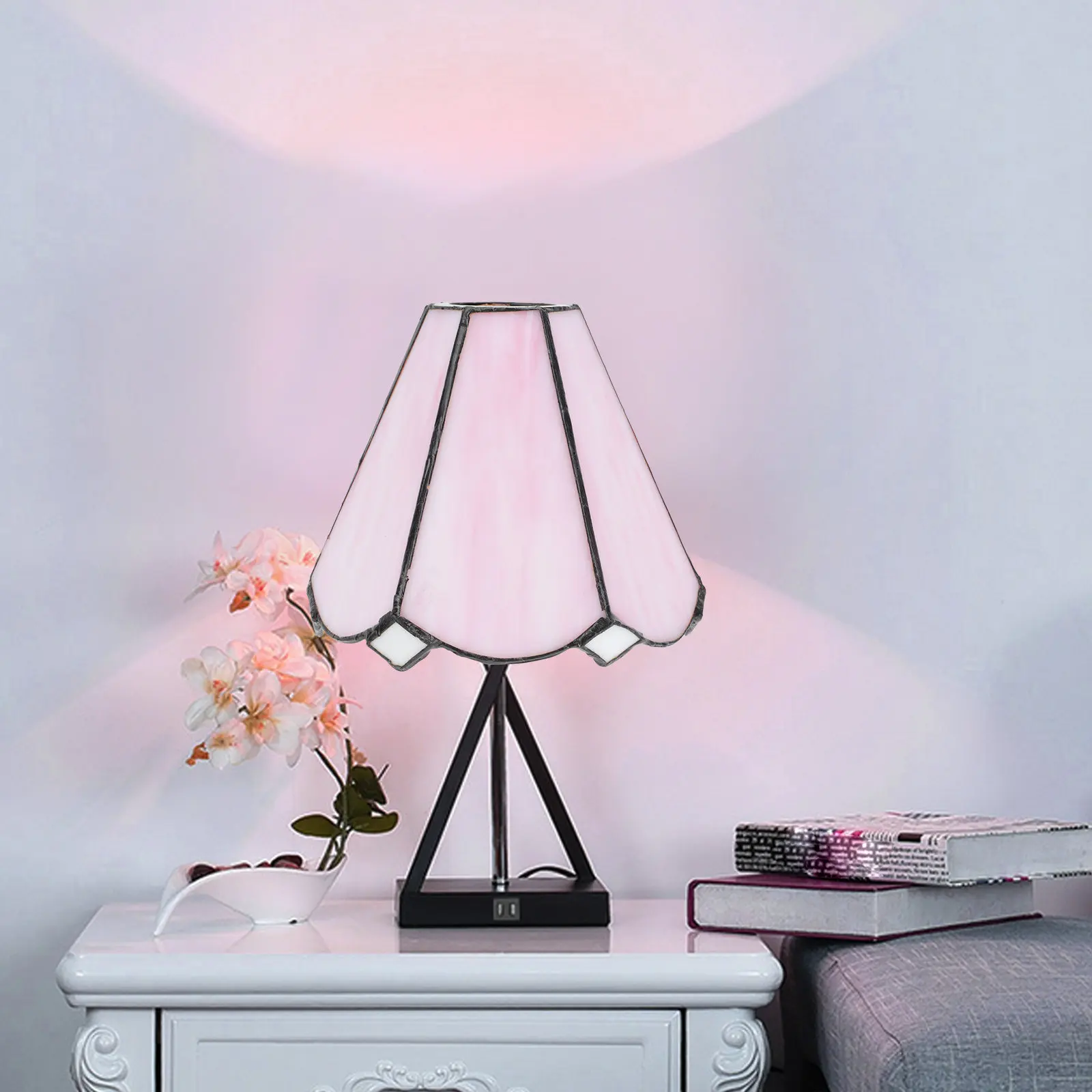 glass-lamp-shade-cover-for-household-users-to-keep-lamps-clean-pink-1pc