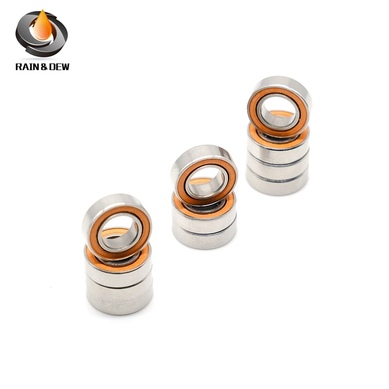 Stainless Steel Hybrid Ceramic Ball Bearing SMR137RS CB 7x13x4 mm ABEC-7 10PCS Brings MR137 SMR137 RS 2RS