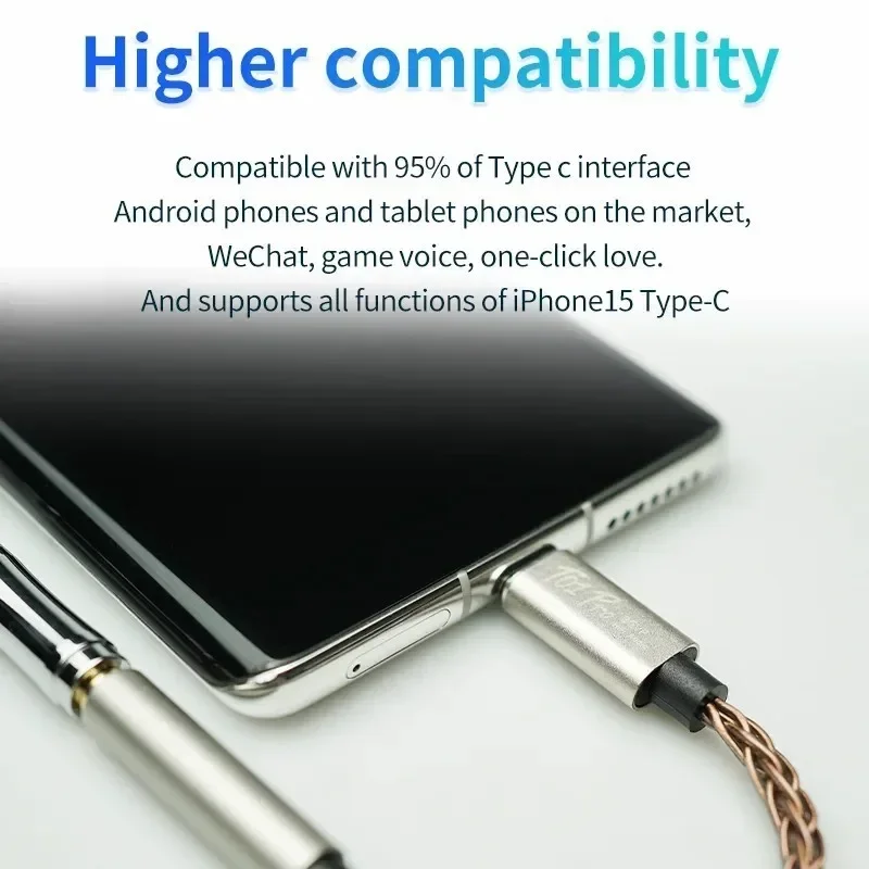 BGVP T01 프로 타입 C-3.5mm Dac 디코딩 오디오 하이파이 이어폰 앰프, USB 32 비트 디지털 디코더, T01Pro