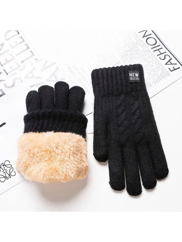 AliExpress Warm Touchscreen Gloves for Men Women Unisex Winter Thermal Thickened Windproof Cold Resistant Gloves Outdoor and Daily Use