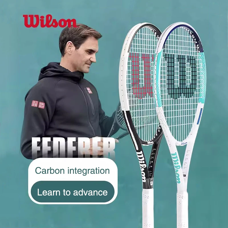 2024 New Original WILSON Tennis Rackets Professional Beginner Elastic High Quality Tennis Racket Men Women Racket